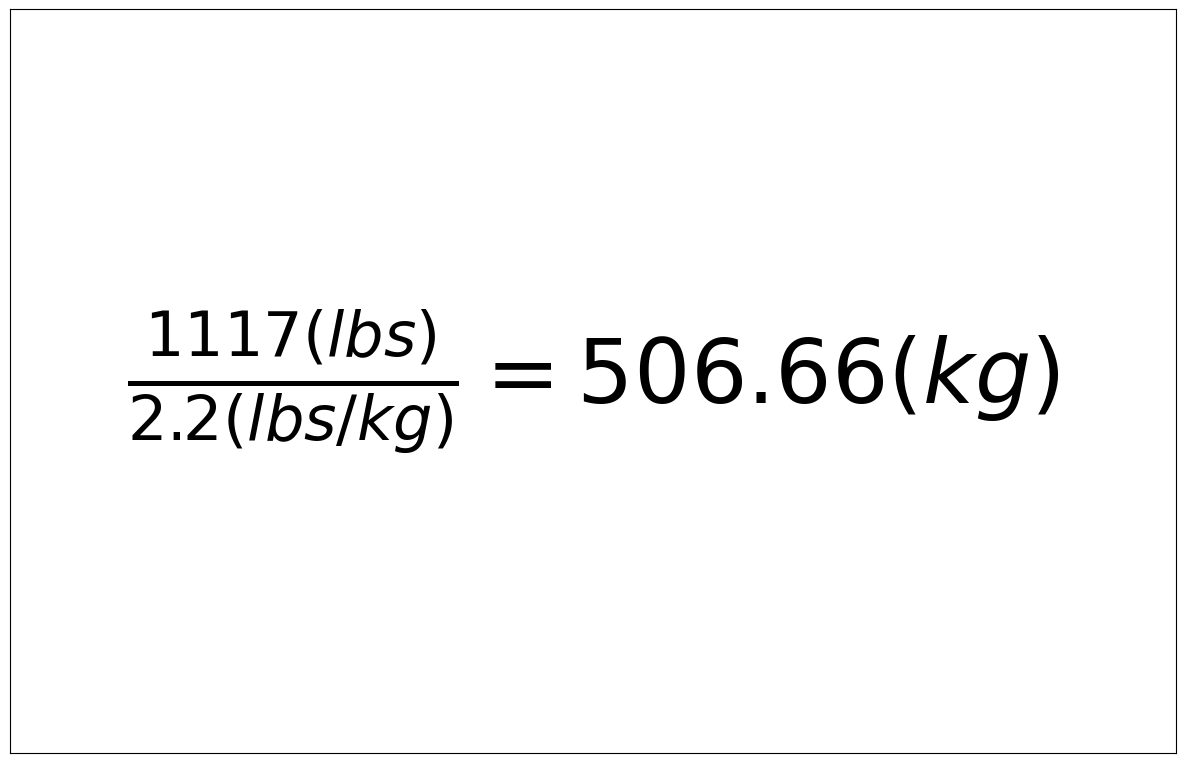 Convert 1117 lbs to kg