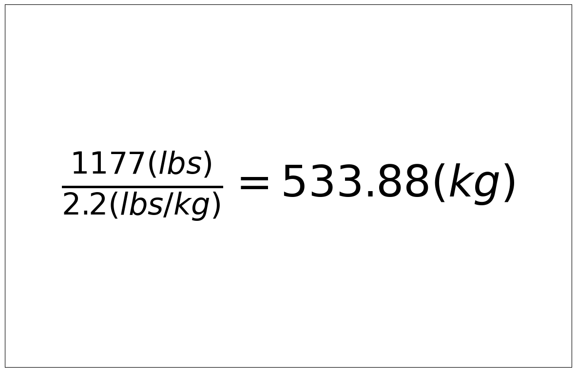 Convert 1177 lbs to kg