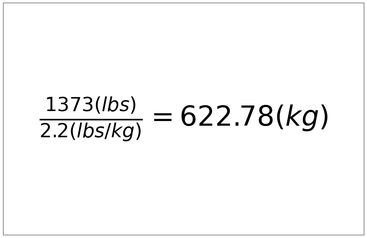 Convert 1373 lbs to kg