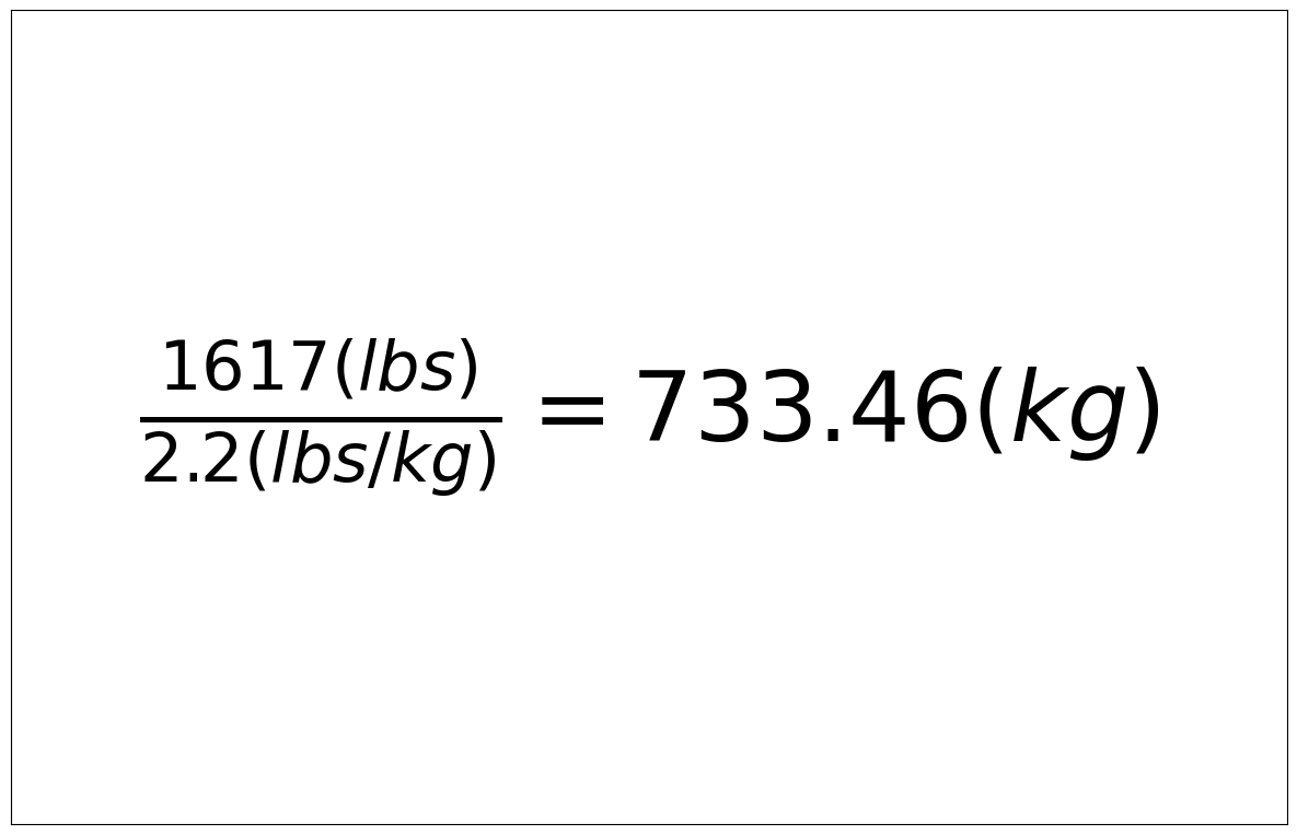 Convert 1617 lbs to kg